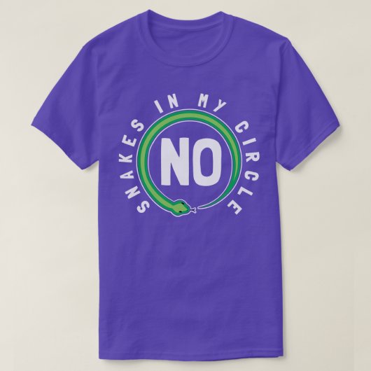 私のサークルには蛇はいない Tシャツ (デザイン正面)