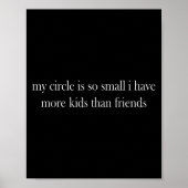 私のサークルは小さいので友達より子供が多い ポスター (正面)