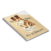 私のシェットランド・ シープドッグ食べ宿題 ノートブック (右側)