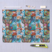 "私のシカ"のティッシュペーパー!!!! 薄葉紙 (クラフト)