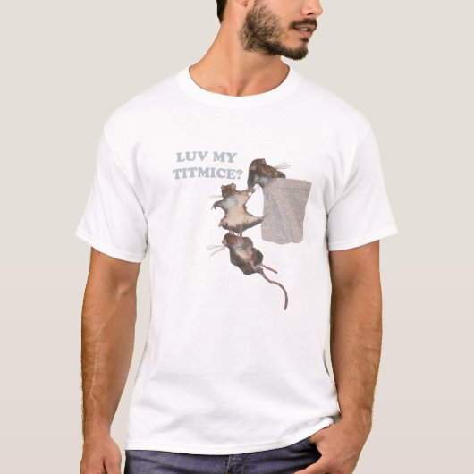 私のシジュウカラ科をlove tシャツ (正面)