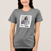 私のシニアカスタム写真バレーボールシャツ トライブレンドTシャツ (正面)