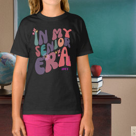 私のシニア時代にネオンの要素と年 Tシャツ