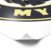 私のシフト上にないグリムリーパーハロウィーン引用文 フォトプリント            (角)