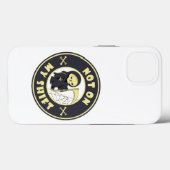 私のシフト上にないグリムリーパーハロウィーン引用文 Case-Mate iPhoneケース (裏面 (横))