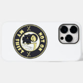 私のシフト上にないグリムリーパーハロウィーン引用文 Case-Mate iPhoneケース (裏面 (横))