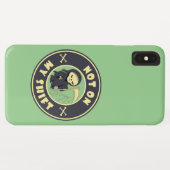 私のシフト上にないグリムリーパーハロウィーン引用文 Case-Mate iPhoneケース (裏面(横))