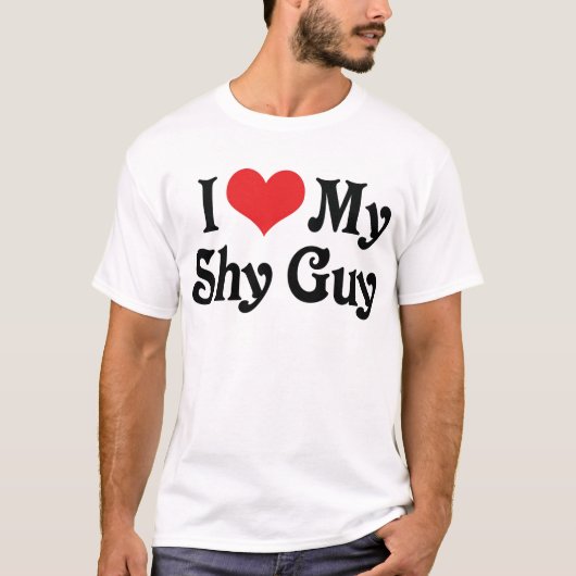 私のシャイな彼氏が大好き Tシャツ (正面)