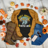 私のシャツをムースと一緒に動くなおもしろいい Tシャツ