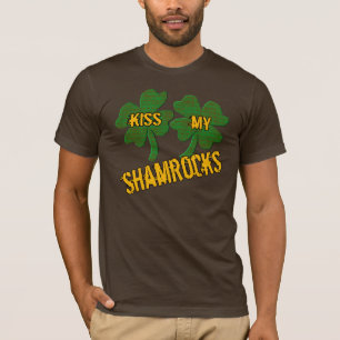 私のシャムロックのTシャツに接吻して下さい Tシャツ