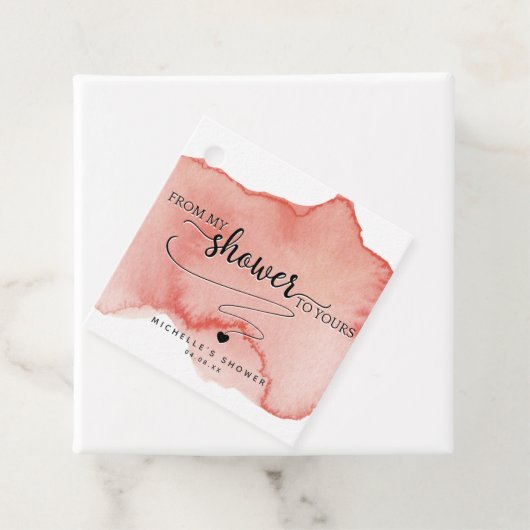 私のシャワーからあなたのものまで、赤面、バラ金ゴールド フェイバータグ (インサイチュ)