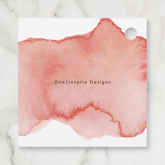 私のシャワーからあなたのものまで、赤面、バラ金ゴールド フェイバータグ (裏面)