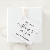 私のシャワーからあなたのシャワーへ、ラベンダーの花嫁のシャワー フェイバータグ (インサイチュ)