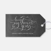 私のシャワーからあなたのシャワーまで – ブライダルシャワー ギフトタグ (正面(横))