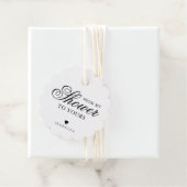 私のシャワーからあなたの書道ブライダルシャワー フェイバータグ (インサイチュ)