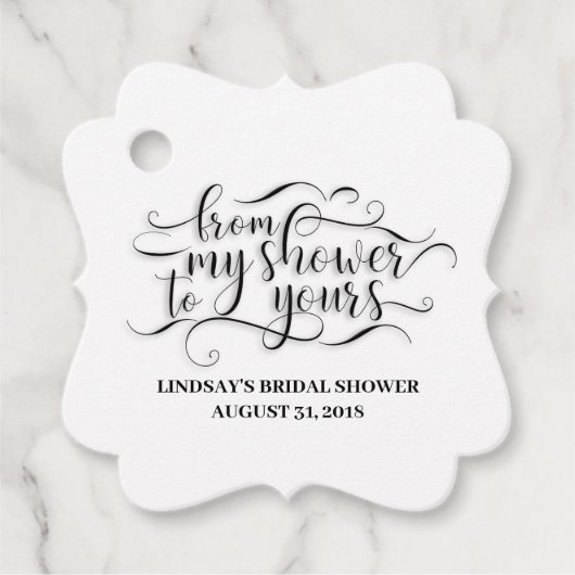 私のシャワーから君のシャワーまで フェイバータグ (正面)