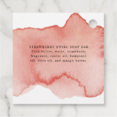 私のシャワーから貴方にシック、赤面、バラ金ゴールド フェイバータグ (裏面)