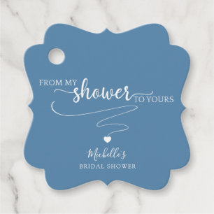 私のシャワーから貴方のシャワーまで、ほこりっぽいブルー（またはその他） フェイバータグ