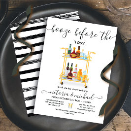 私のシャワーの前にバーのブーズをストック 招待状