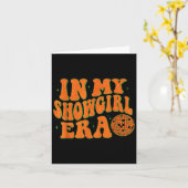 私のショーの女の子のエラGroovy Disco女性の女のおもしろい子 カード (黄色い花)