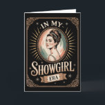 私のショーガール時代のレトロで華やかな自信に満ちた女性 カード<br><div class="desc">私のショーガール時代のレトロで華やかな自信に満ちた女性たち</div>