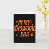 私のショーガール時代 カード (黄色い花)