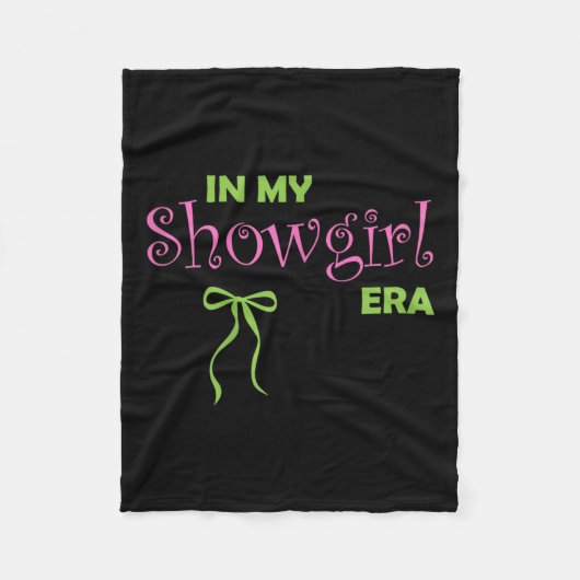 私のショーガール時代 グルーヴィーなショーゴールの生活 フリースブランケット (正面)