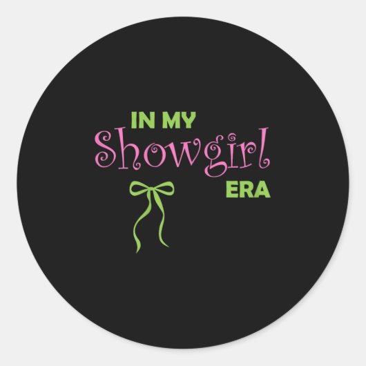 私のショーガール時代 グルーヴィーなライフ オブ ア ショーグール ホール ラウンドシール (正面)