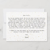 私のシンプル結婚式の日に妹に名前を追加 (裏面)