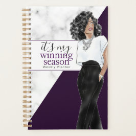 私のシーズンプランナーだ。 プランナー手帳