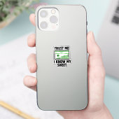 私のシートのことは任せてね。おもしろい会計士のプレゼント シール (スマートフォン)