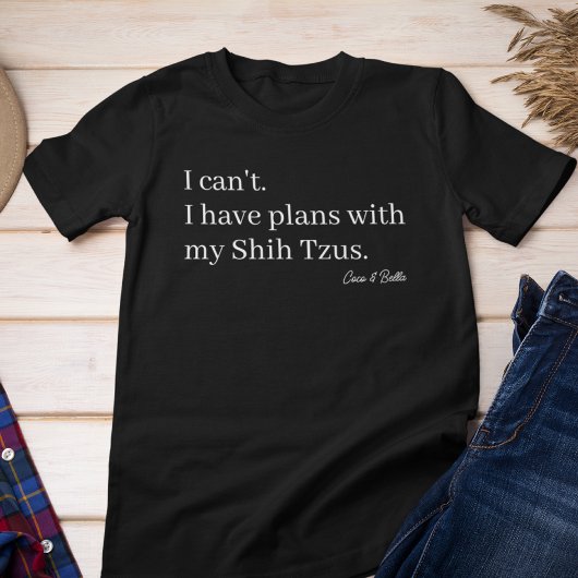 私のシーハートゥー犬ママの可愛い計画 トライブレンドTシャツ