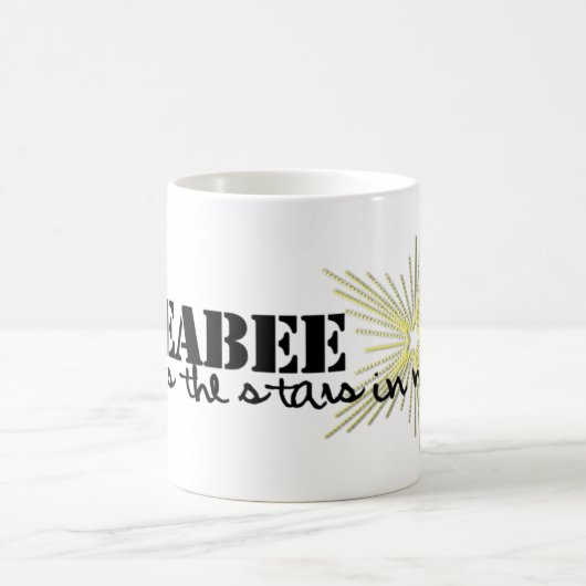 私のシービーは私の空に星を置きます! コーヒーマグカップ (中央)