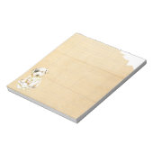 私のシーラムテリア食べーの宿題 ノートパッド (回転)