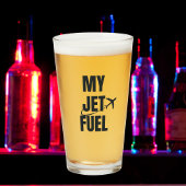 私のジェット燃料と飛行機、ボーイフレンドの夫おもしろい、 タンブラーグラス