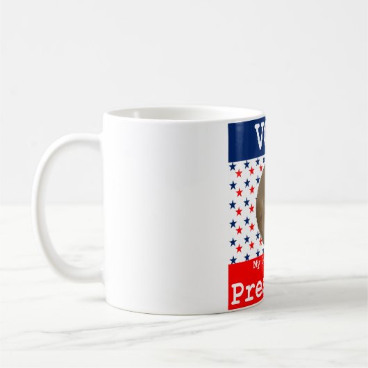 私のジェルビルはマグ大統領に コーヒーマグカップ (左)