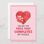 私のジグソーパズルの最後のピースはあなたなんだ シーズンカード (正面/裏面)