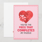 私のジグソーパズルの最後のピースはあなた シーズンカード (正面/裏面)