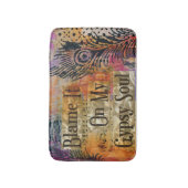 私のジプシーの精神のバス・マットにそれの責任にして下さい バスマット (正面縦)