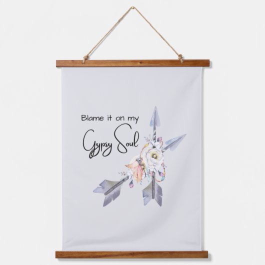 私のジプシーの魂、ウォールタペストリーのせいだ 吊り下げ型タペストリー (正面)