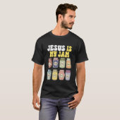 私のジャムはイエス様 宗教的な聖書の言葉 Tシャツ (正面フル)