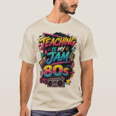 私のジャムはティーチング 80年代 Tシャツ (正面)