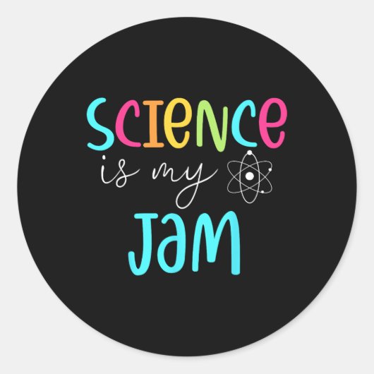 私のジャム可愛い科学先生評価 ラウンドシール (正面)
