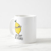 私のジュースはレモンパおもしろいンを濃縮できない コーヒーマグカップ (正面左)