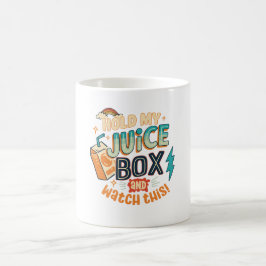 私のジュースボックスを持ってて これ見て コーヒーマグカップ