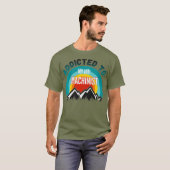 私のジョブマシニストのプレミアム中毒 Tシャツ (正面フル)