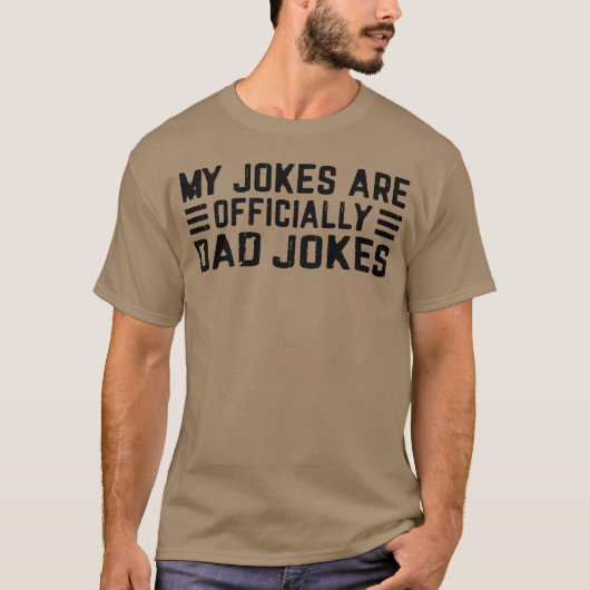 私のジョークは公式パパジョーク父おもしろい男の子 Tシャツ (正面)