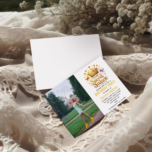 私のスウィート16 16歳の誕生日 招待状