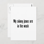 私のスキニージーンズ ポストカード (正面/裏面)