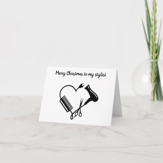 私のスタイリストに***クリスマス*** カード (正面)